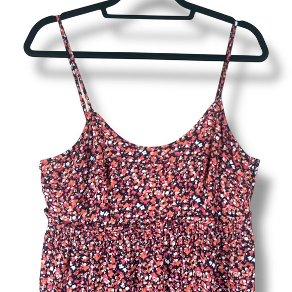 Michael‎ Kors Dress Womens Medium Floral Sleeveless Tiered A-Line Summer Casual - Picture 3 of 9